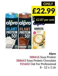 Alpro - Soya Protein 50g, Oat For Professional