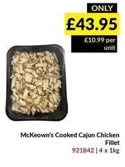Cooked Cajun Chicken Fillet 921842 | 4 x 1kg