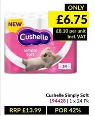 Cushelle - Simply Soft 1 x 24 Pk