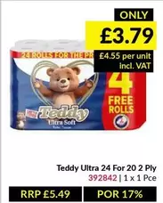 Teddy Ultra 24 For 20 2 Ply 392842