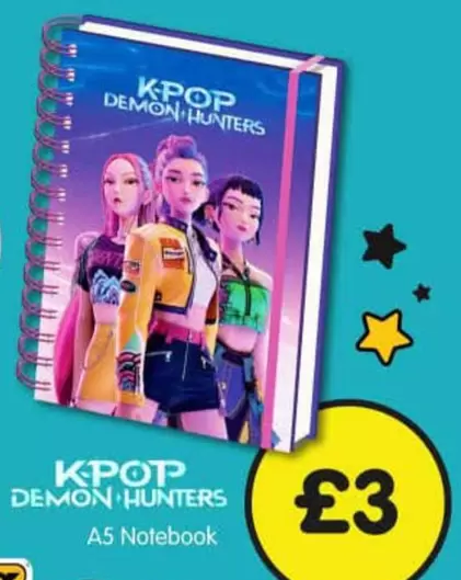 Hunters - KPOP DEMON HUNTERS A5 NOTEBOOK