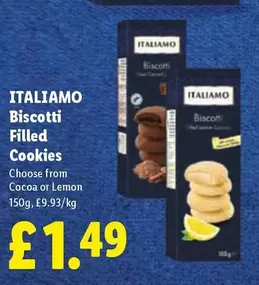 Italiamo - Biscotti Filled Cookies