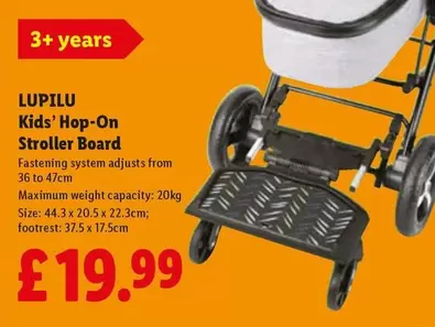 Kids' Hop-On Stroller Board