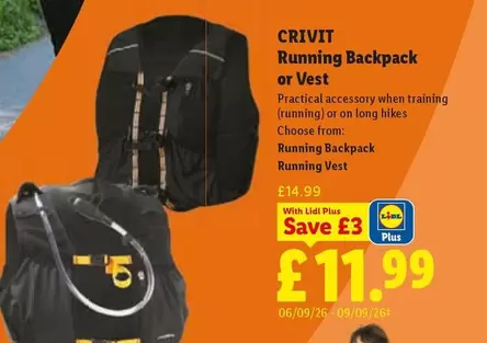 Crivit - Running Backpack or Vest
