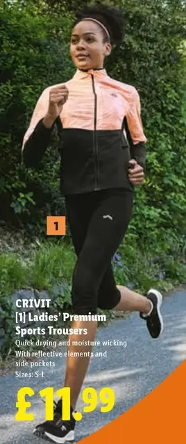 Crivit - Ladies' Premium Sports Trousers