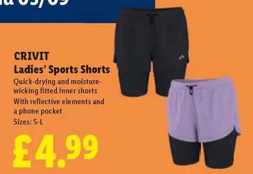 Crivit - Ladies' Sports Shorts