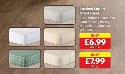 COTTON - Brushed Cotton Fitted Sheet