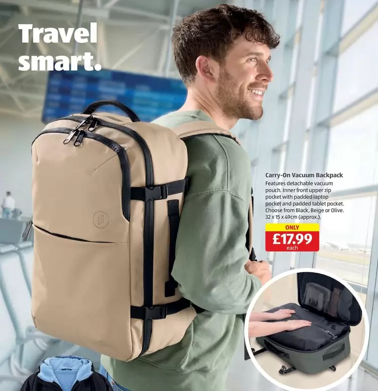 Carry-On Vacuum Backpack