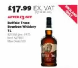 Bourbon Whiskey 1L