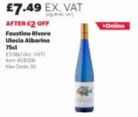 Faustino Rivero Ulecia Albarino 75cl