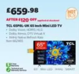 GSP6L-UK G5 Inch Mini LED TV