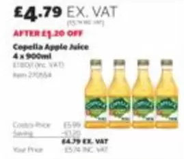 Copella - Apple Juice 4 x 900ml