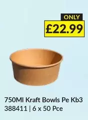 Kraft - 750MI Bowls Pe Kb3 388411