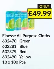 All Purpose Cloths 632470 | Green 632470 | Green 632281 | Blue 632379 | Red 632490 | Yellow