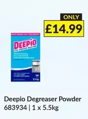 Deepio - Degreaser Powder 683934 | 1 x 5.5kg