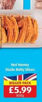 Hot Honey Sizzle Belly Slices