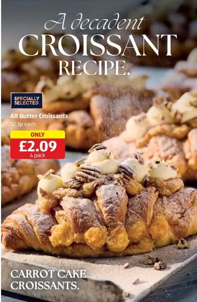 CARROT CAKE CROISSANTS.