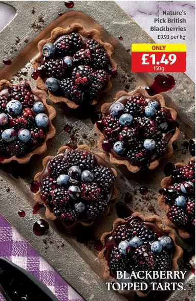BlackBerry - Blackberry Topped Tarts