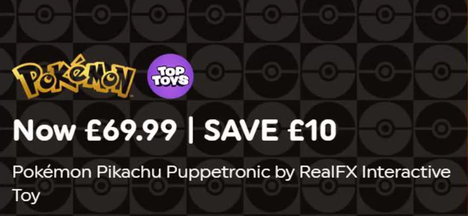 Pokemon - Pikachu Puppetronic Toy