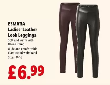 Esmara - Ladies' Leather Look Leggings