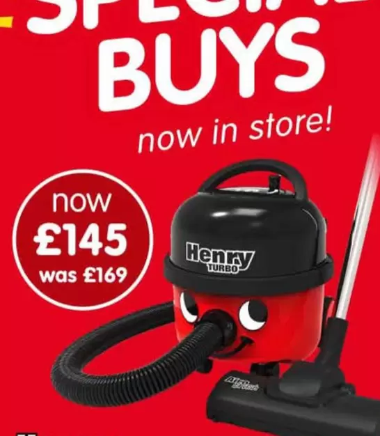 Henry -  Turbo Vacuum Cleaner