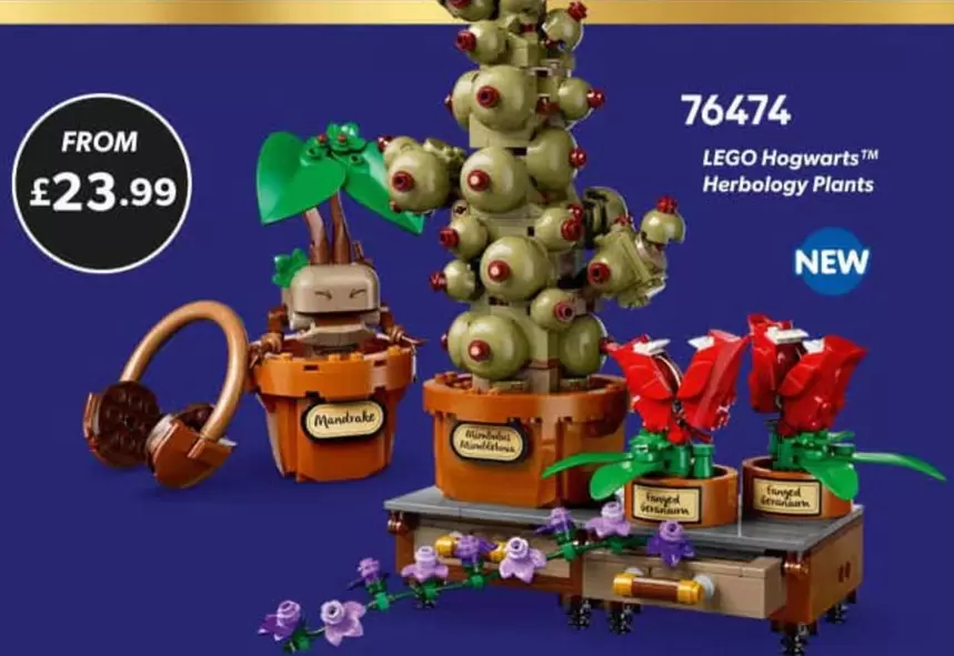 LEGO -  Hogwarts™ Herbology Plants 7674