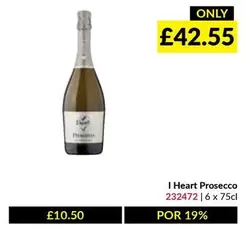 Prosecco - I Heart 232472 | 6 x 75cl