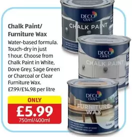 Dove - Chalk Paint/Furniture Wax