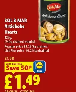 Sol - Artichoke Hearts