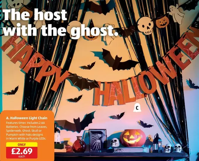 Ghost - Halloween Light Chain