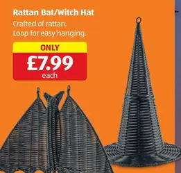 Rattan Bat/Witch Hat