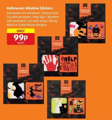 CAT - Halloween Window Stickers