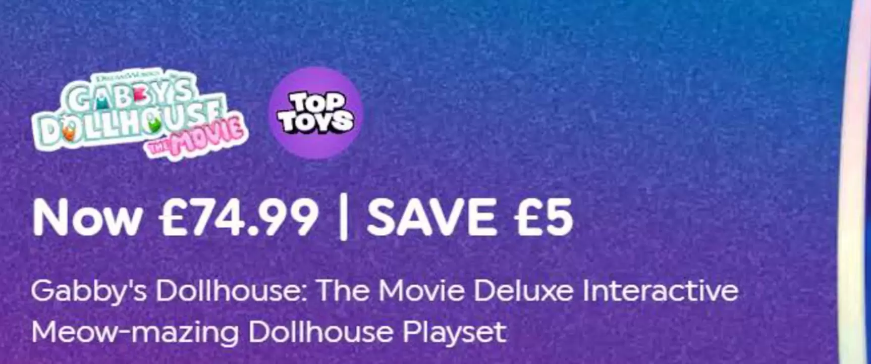 Deluxe - Gabby's Dollhouse: The Movie Interactive Meow-mazing Dollhouse Playset