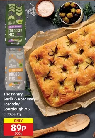 Garlic & Rosemary Focaccia/Sourdough Mix