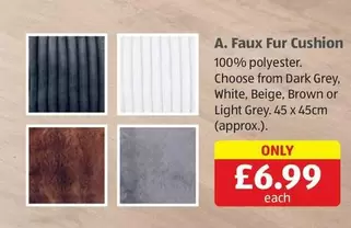 Faux Fur Cushion