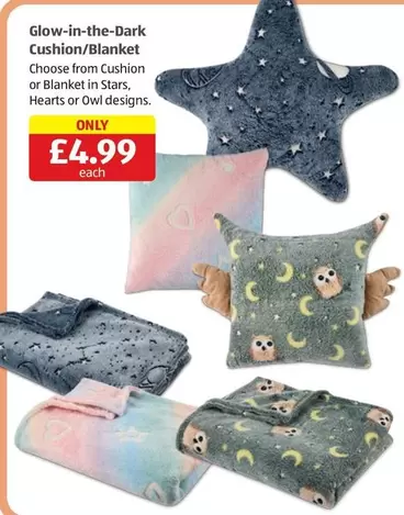 Glow-in-the-Dark Cushion/Blanket