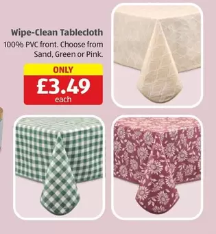 Wipe-Clean Tablecloth