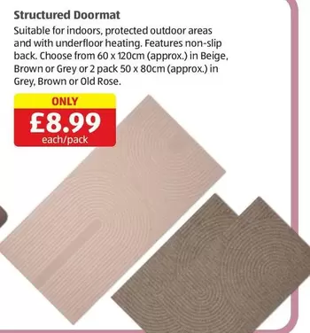 Structured Doormat
