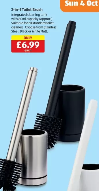 Sun - 2-in-1 Toilet Brush