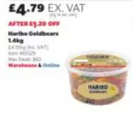 Haribo - Goldbears 1.4kg
