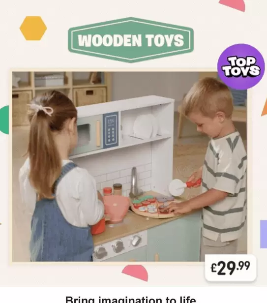 Wooden Toys Kitchen Set