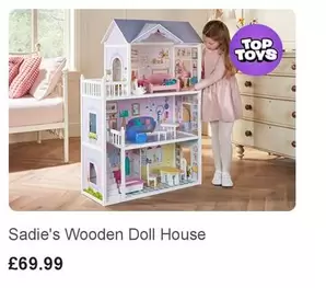 Sadie's Wooden Doll House