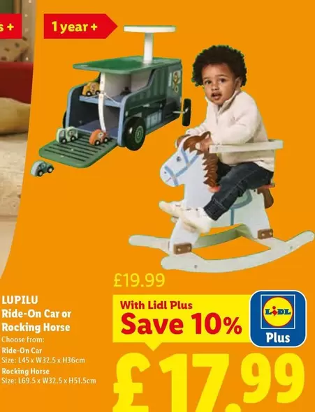 Lidl - Ride-On Car or Rocking Horse