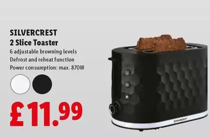 Silvercrest - 2 Slice Toaster