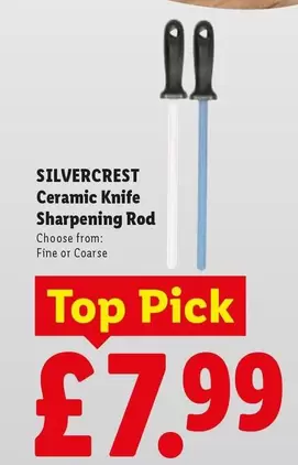 Silvercrest - Ceramic Knife Sharpening Rod