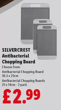 Silvercrest - Antibacterial Chopping Board
