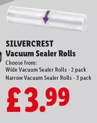 Silvercrest - Vacuum Sealer Rolls