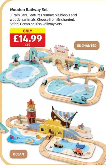 Cars - Wooden Railway Set