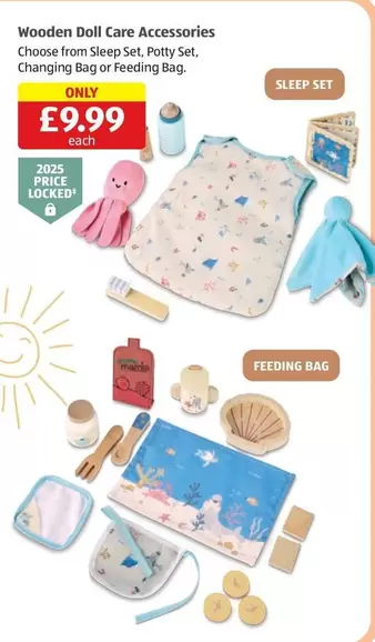 Wooden Doll Care Accessories