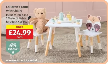 Children's Table with Chairs